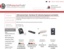 Tablet Screenshot of issprotectiontrade.com